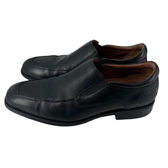 Johnston Murphy XC4 Stanton Moc Venetian Waterproof Loafers Black Leather 11.5 M - Picture 4 of 11